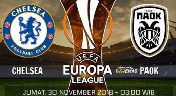 Prediksi Bola Chelsea Vs PAOK 30 November 2018