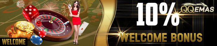 welcome bonus 10%